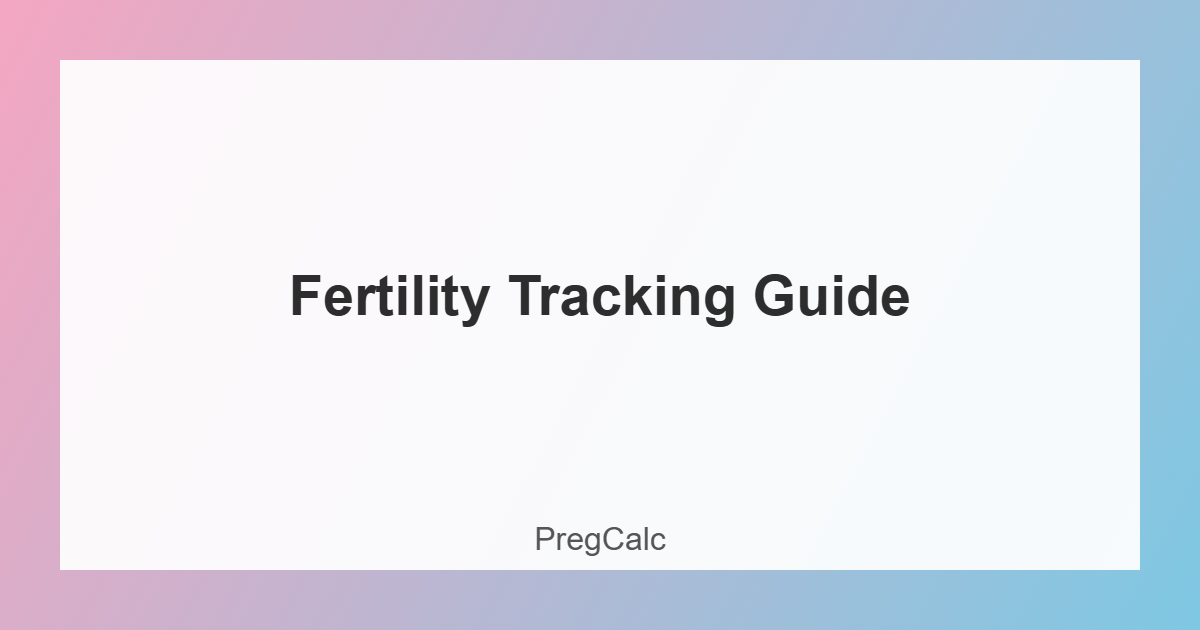 fertility tracking guide illustration